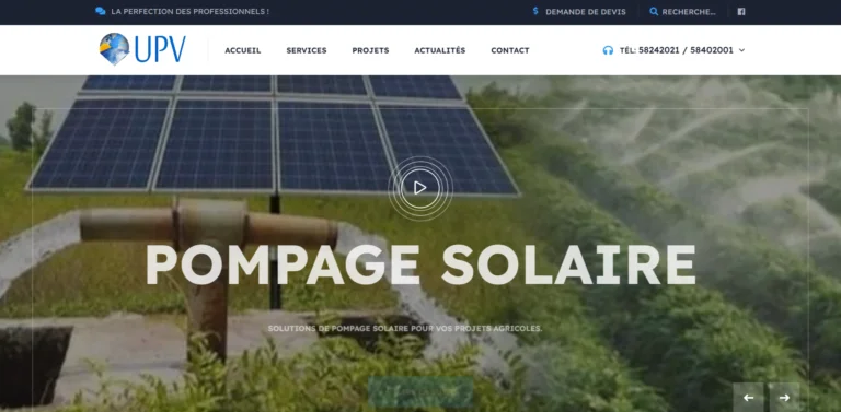 Site Web sur l&rsquo;Énergie Solaire