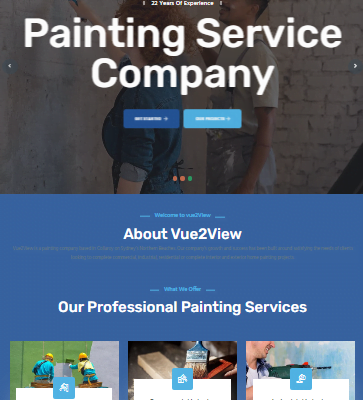 Website For Australian Painting Company