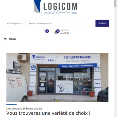 E-Commerce web application for “Atelier Logicom informatique”
