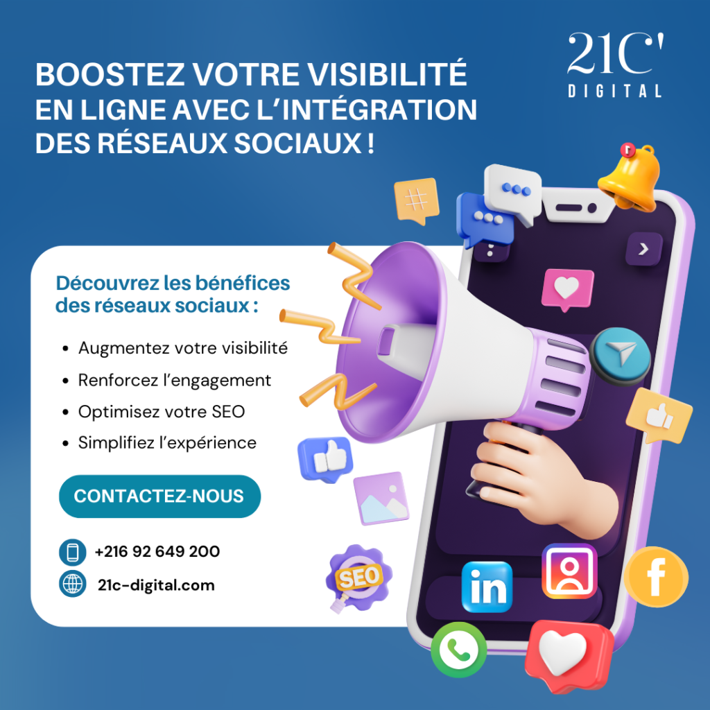 📲 L’Importance de l’Intégration des Réseaux Sociaux à Votre Site Web 🌐