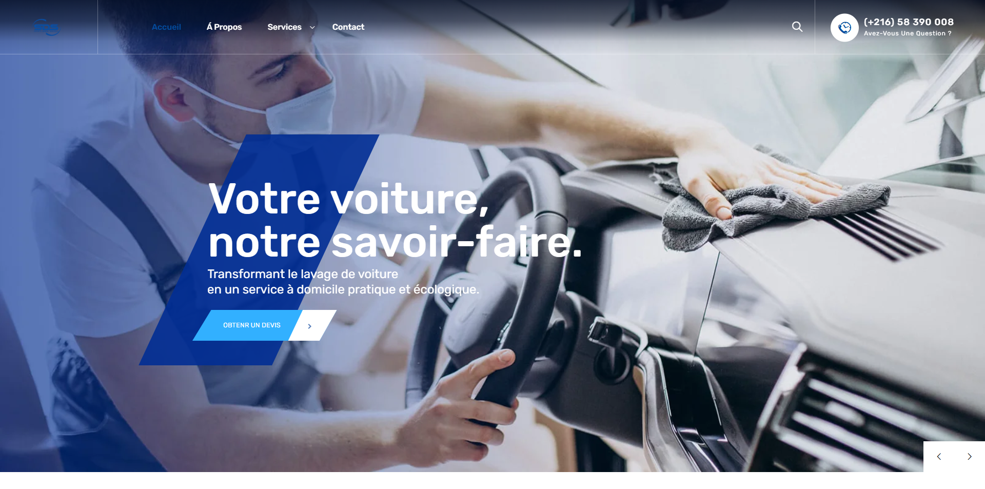 SDS Multiservices – Une vitrine web moderne pour un service de qualité